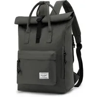 TAN.TOMI Freizeitrucksack Schulrucksack für Damen Herren, Laptop Rucksack 15,6 Zoll mit Rolltop, Cityrucksack Daypack Laptopfach und Weit Öffenbar