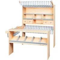 Pinolino® Kaufladen Marktstand Lucy, grau