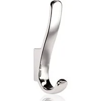 SO-TECH® Garderobenhaken Kleiderhaken NINA Bohrlochabstand 16 mm inkl. Schrauben, Chrom poliert