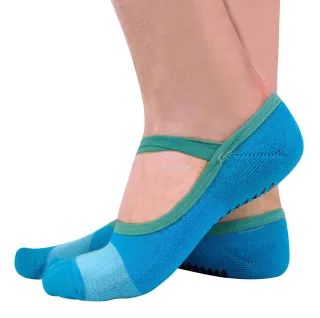 2 Paar Damen Anti-Rutsch-Griff unsichtbar Pilates Yoga Socken mit Riemen