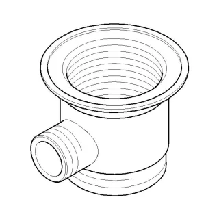 Dornbracht UNTERTEIL ABLG.1 1/4 - m 091101023-09 messing