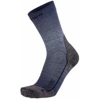 Lowa Wandersocken Crew Trekking (Merinowolle, Wabenstruktur) blau - 1 Paar