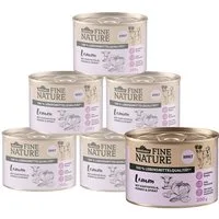 Dehner Fine Nature Adult Lamm / Kürbis, 6 x 200 / 400 / 800 g Dose Lamm, Nassfutter für: Hunde, Nassfutter für ausgewachsene Hunde