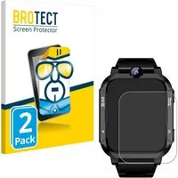 BROTECT Displayschutzfolie Schutzfolie für Blackview Z20 Kids Smartwatch, 2 Stück, Displayschutz Schutz Folie Klar Transparent
