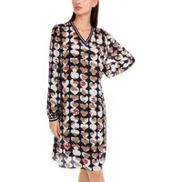 Marc Cain A-Linien-Kleid "Heartbreaker" Premium Damenmode Viskosekleid mit Heartbreaker-Motiv
