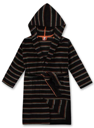 Sanetta - Bademantel/Morningcoat graphite blue - Gr. - 176