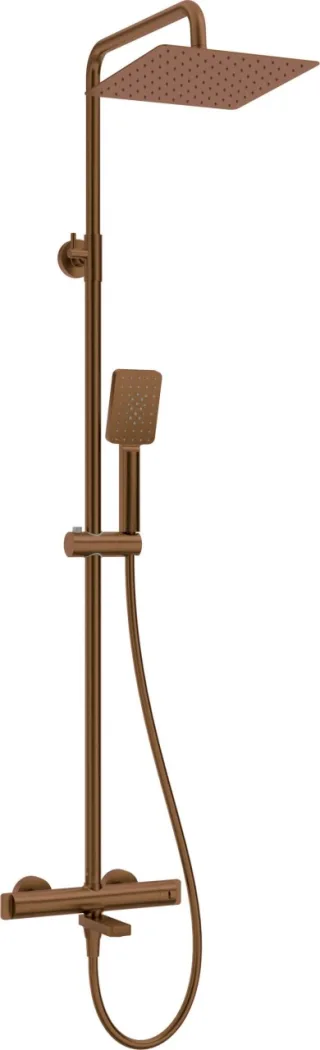 Neuesbad Serie 720 Bronze Gebürstet Duschsäule mit Wannenarmatur NB1DENACC1HT1