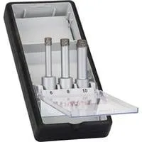 PRO Ceramic dry Diamant-Trockenbohrer-Satz 3-teilig, 6 / 8 / 10mm