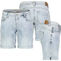 SUBLEVEL Bermudas Damen Jeans Shorts Bermuda Kurze Hose Shorts Short Denim Stretch Denim