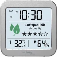 technoline Raumluft-Qualitätssensor WL 1020, mit farbiger Anzeige für Lüftungsempfehlung