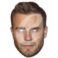 Verkleidungsmaske Barlow, Gary - Masken - Papp-Maske