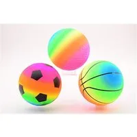 JOHNTOY Fußball 29572 Regenbogenball, Größe 5
