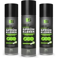 Spraytive Sprühkleber 3x 500ml Sprühkleber – für Textilien, Vlies, Schaumstoff & Dachhimmel, Made in Germany
