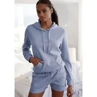 Bench. Loungewear Kapuzensweatshirt mit glänzender Logostickerei, Loungewear, Loungeanzug