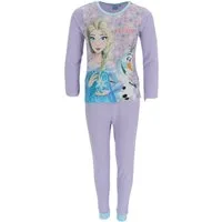 Disney Frozen Pyjama Kinder Schlafanzug Langarm Zweiteiler für Mädchen aus Baumwolle (2 tlg)