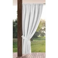Eurofirany Outdoorvorhang GARDEN, wasserdichter Terrassenvorhang (1 St), Stangendurchzug, Lichtschutz, Polyester, für Pavillon, Pergola & Balkon, wetterfest, UV-Schutz
