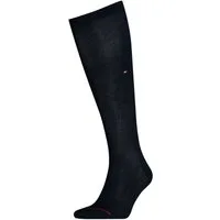 Tommy Hilfiger Kniestrümpfe TH MEN TAILORED MERCERIZED KNEEHIGH (0) mit kleinem Flag-Label