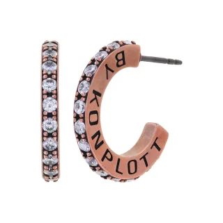 konplott - Creolen - Daily Glam braun