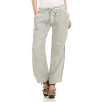 Mississhop Leinenhose Damen 100 % Leinen Freizeithose M.269