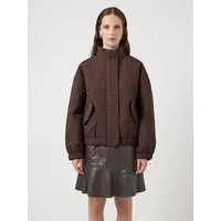 Y.A.S Blouson YASFIPURA LS QUILTED JACKET S. NOOS Kunstfaser, elastische Bündchen