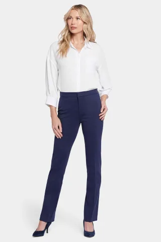 Schlanke Hose Navy Jersey | Abendflut