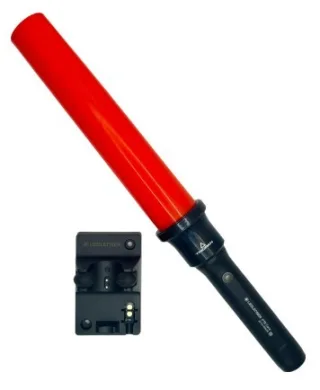 Triopan | YEDI | Stablampe | rot | mit Ladestation | 8 Leuchtmodi | 1400 Lumen | IP68 | Akku 21700 Lithium-Ionen | 90 Stunden Akku-Laufzeit