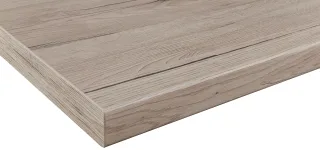 wiho Küchen Arbeitsplatte ""Flexi 38"" von drei Seiten ummantelt, 38 mm stark