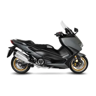 LeoVince Sportauspuff Komplettanlage LV-12 Edelstahl Yamaha T-MAX 560 Bj.2020-2024 EURO5 +Kat/+ABE