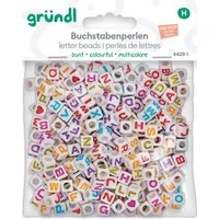 Gründl Dekoband Gründl Buchstabenperlen bunt 340 Stück