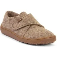 froddo® BAREFOOT WOOLY Hausschuh barfoot Klettschuh für zu Hause, Kindergartenschuh mit Wollfutter
