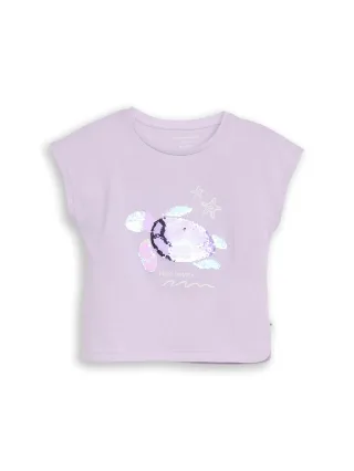 tom tailor kids - T-Shirt mit Wendepailletten cool lilac - Gr. - 98