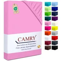 Camry Spannbettlaken CLASSIC Jersey 100% Baumwolle Spannbetttuch atmungsaktiv Gummizug, Jersey Baumwolle, Gummizug: rundum, 100% Baumwolle, alle Matratzenhöhen, atmungsaktiv, pflegeleicht