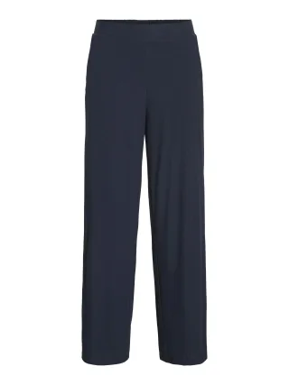 VILA - VIDIMITA HW WIDE PANTS/R navy blazer - Gr. - S