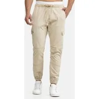 Indicode Cargohose Herren Levy Jogger-Pant mit elastischem Bund und Kordelzug