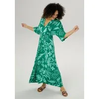 Aniston SELECTED Maxikleid mit weiten, 3/4-langen Ärmeln