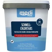 mediPOOL Poolpflege mediPool - Schnell-Chlor Tabs 20 g 5,0 kg