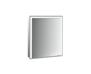 emco LED-Lichtspiegelschrank Prime 3 Unterputz, 600 mm, Anschlag links Rückwand, 949717200 949717200
