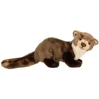Uni-Toys Kuscheltier Steinmarder - 40 cm (Länge) - Plüsch-Marder - Plüschtier, zu 100 % recyceltes Füllmaterial