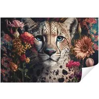 Wallarena Fototapete Blumen - Mehrfarbig - Elegant - Vlies - Schlafzimmer, glatt, 104x70cm