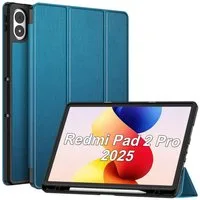 Fintie Tablet-Hülle für Redmi Pad 2 Pro 12.1 Zoll 2025 Schutzhülle mit Stifthalter, Ultradünne Soft TPU Rückseite Abdeckung mit Auto Schlaf/Wach Funktion