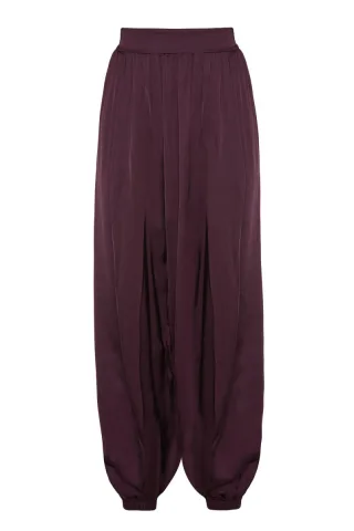 bsb - Stoffhose im Loose-Fit rot - Gr. - M