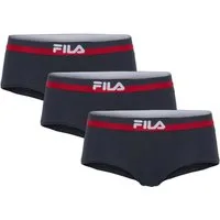 Fila Slip (3er Pack) mit elastischem Logobund, Woman Culotte
