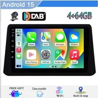 A-Sure Für Opel Mokka 2012-2016 / Buick Encore 2013-2016 Carplay RDS 4+64GB Autoradio (Digitalradio (DAB), Apple Carplay, FM, BT, Siri, Mirrorlink, Google play, Netflix, Youtube, Calendar, TikTok)
