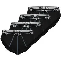 sloggi Slip 4er Pack Start (Spar-Set, 4-St) Midi Slip / Unterhose - Baumwolle - ohne Eingriff - Atmungsaktiv