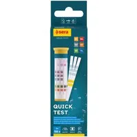 Sera Aquarium-Wassertest Sera Aquariumwassertester Quick Test 50 Stück