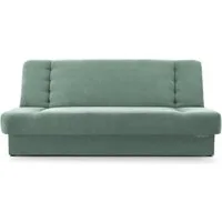 MOEBLO Schlafsofa Cyprus, Sofa Kippsofa Klappsofa Clic-Clack Couch für Wohnzimmer Federkern Sofagarnitur Polstersofa - 192x85x92 cm -, mit Bettkasten und Schlaffunktion