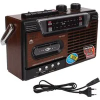Zunate Retro-Boombox-Kassettenspieler AM/FM/SW1/SW2 Radio