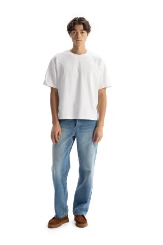 Komfort Fit Rundhals Kurzarm T-Shirt
