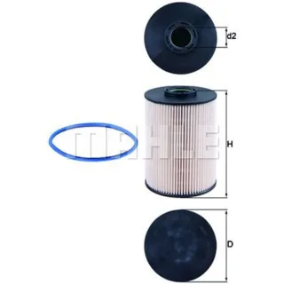 Mahle Kraftstofffilter Citroen C5 C6 Peugeot 407 607 2,7