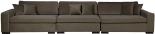 Home affaire 3-Sitzer "Skara XXL" Lounge-Sofa XXL mit Federkern-Polsterung, in vielen Bezugsvarianten